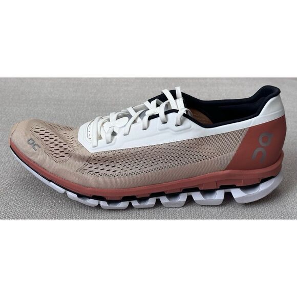 On Running Cloudboom 1 Women’s Sneakers in Savannah/ White, SZ 9.5‎ - Picture 6 of 12